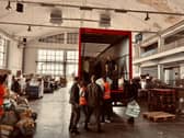 Donations unpacked in Poland