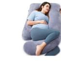 Get a better night's sleep with the Momcozy U Shaped Pillow.