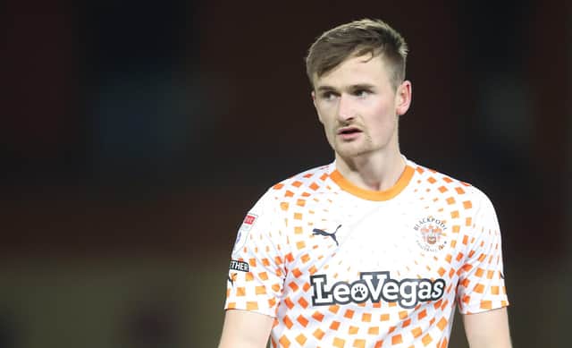 Callum Connolly was a player at Blackpool until he departed for Stockport County this summer. (Image: Getty Images)