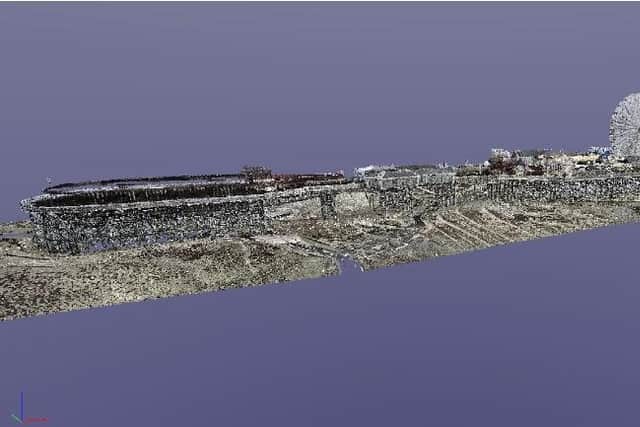 3D image of Central Pier used by engineers
