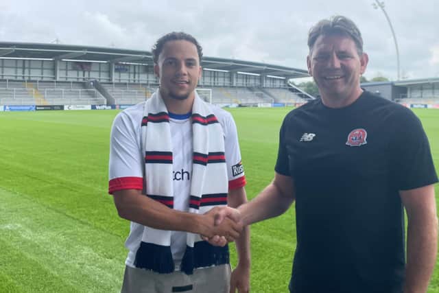 Lincoln McFayden, left with Chris Beech