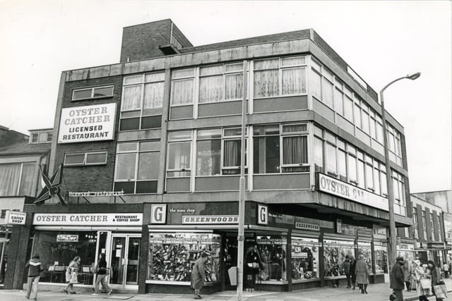 The Oyster Catcher in 1981 - also Greenwood's menswear