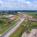 Construction work on the A585 Windy Harbour to Skippool bypass. Photo: Kelvin Lister-Stuttard