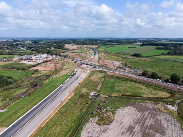 Construction work on the A585 Windy Harbour to Skippool bypass. Photo: Kelvin Lister-Stuttard