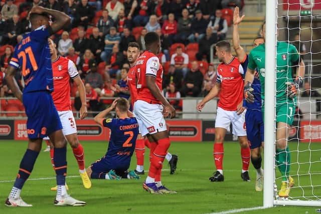 It was a night to forget for Blackpool at the New York Stadium last night