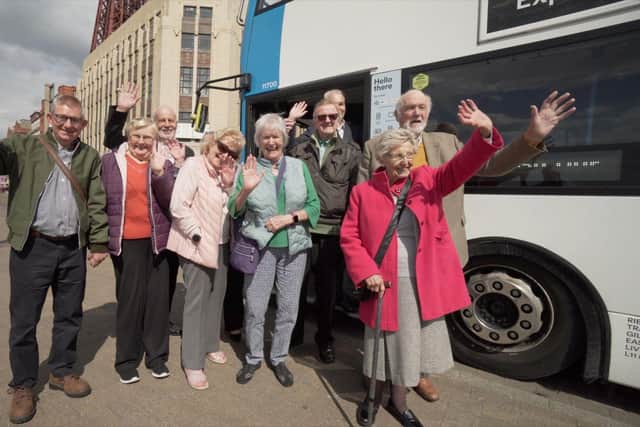 Pictured: Local charity, Just Good Friends, embarked on their ‘Grand Day Out’ journey via a Stagecoach bus from Lytham St Annes to Blackpool.