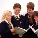 Lancashire schools library quiz - the Heyhouses Primary School team. Gemma Walker, Sandra Currie, Christopher Larkin, Sarah Kinghorn, James Geer