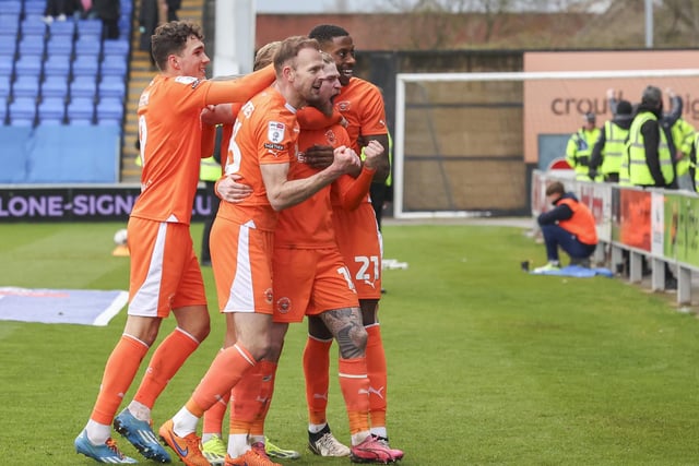 Jordan Rhodes' 15 goals during the first half of the campaign were crucial for the Seasiders.