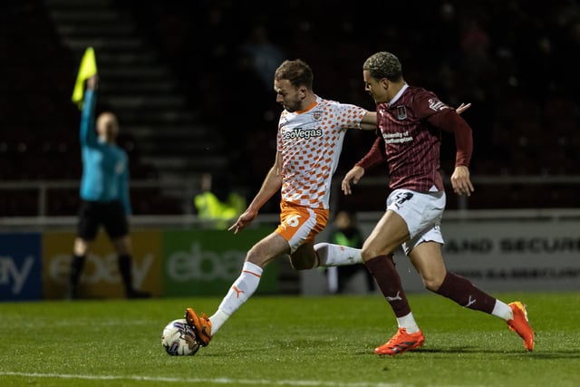 A couple of half chances came Jordan Rhodes' way but he was unable to do anything to trouble Louie Moulden.