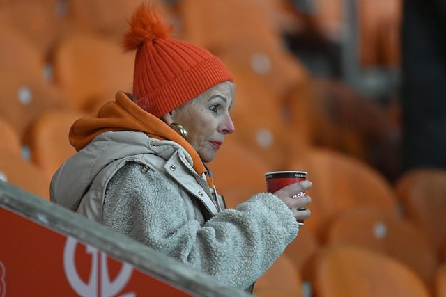 Supporters watch on as the Seasiders stumble to a 2-1 defeat against Northampton Town.