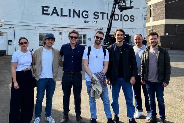 Ryan and team at Ealing Studios@ Ryan J Smith has just turned 24 and his first feature film, Lottery is now streaming worldwide via Plex and Tubi - he made the film for just £7k. Ryan's second film, Talking to Ghosts will be out in the summer… and that cost even less to make! His company is aptly titled, Skint Film Company.