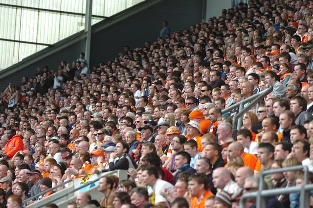 This was one of the last games and a key match when Blackpool played Preston at Deepdale in April 2009. They brought home a much needed three point win. Can you spot yourself in the crowds?