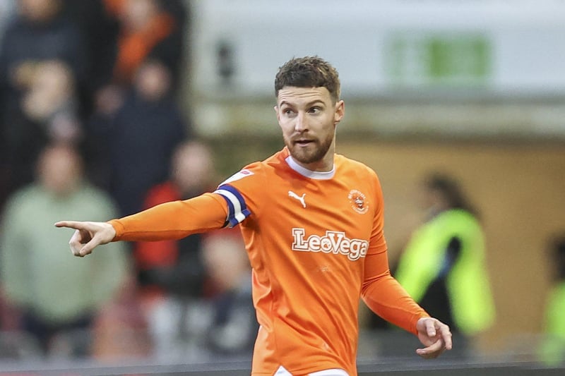 James Husband claimed Blackpool's second goal of the afternoon, as well as doing plenty of strong defensive work at the back.