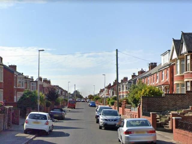 Emergency services were called to tackle a fire in Westmorland Avenue, Blackpool (Credit: Google)