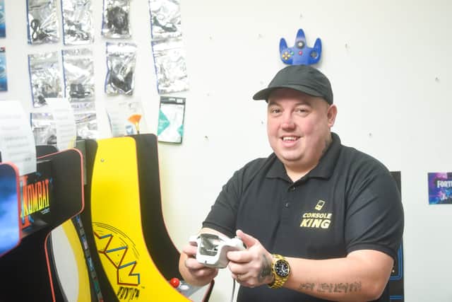 Jay Scott is opening a retro games and console shop in Fleetwood called Console King