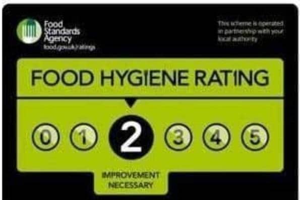 A Blackpool takeaway has been handed a new two-out-of-five food hygiene rating