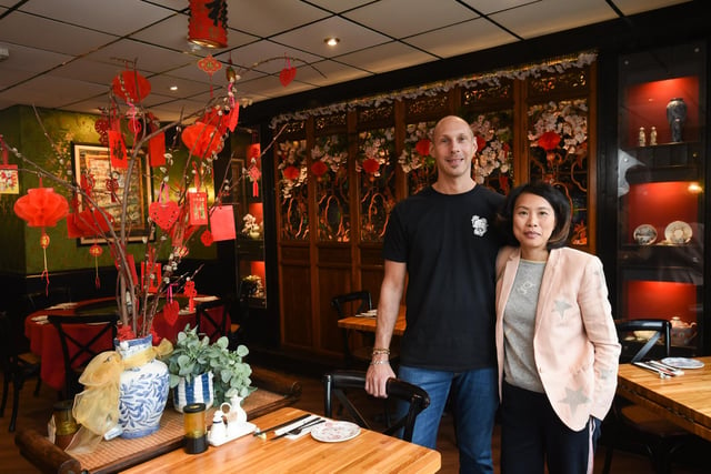 Owners of the business Gareth Thomas and Pauline Lai-Thomas