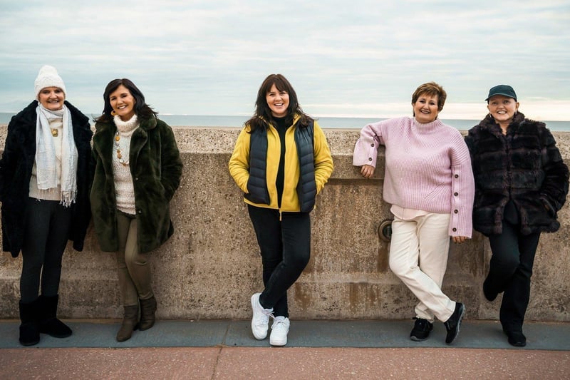 The Nolan sisters, Anne, Maureen, Coleen, Denise and Linda. The Nolan sisters brought TV cameras to Blackpool for a new series called At Home with the Nolans in 2021