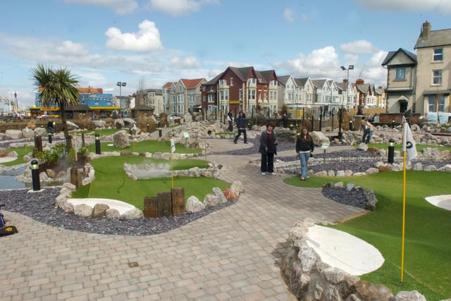 Remember the Crazy Golf course next to Blackpool Pleasure Beach?