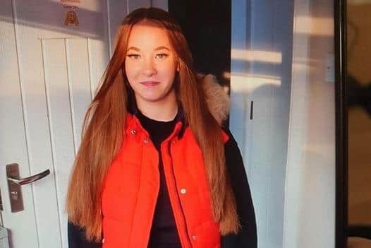 Tegan was last seen at 11.10am on Thursday, October 19 in Whitegate Drive, Blackpool. She was last seen wearing black leggings and white Nike trainers