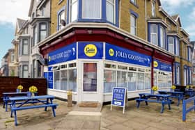 CGI of the Gala Bingo Jolly Good Fish & Chips Hotel which will be open for one weekend only in Blackpool