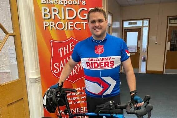Church leader of The Salvation Army Blackpool, Captain John Clifton, to take on Triathlon to raise funds to tackle homelessness