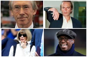 Celebs including footballer Ian Wright, fashion editor Anna Wintour, author Ian McEwan and late Martin Amis have been named in the King's Birthday Honours