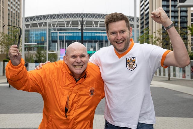 A limited number of Seasiders supporters were allowed to attend the League One play-off final on this day in 2021.