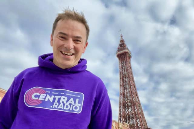 Nathan Hill, station director of new local radio station for Blackpool, Central Radio