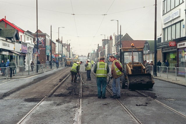 Regeneration work in Lord Street, Fleetwood in 1999