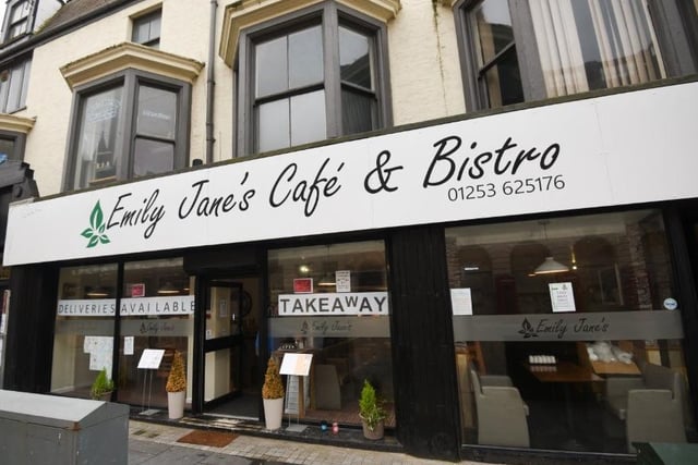 Emily Jane's Cafe and Bistro on Abingdon Street has a rating of 4.7 out of 5 from 117 Google reviews. Telephone 07904 518504