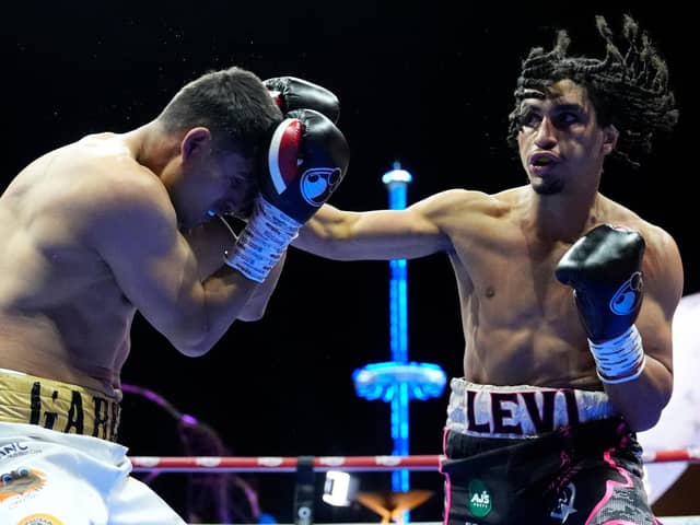Levi Barnes defeated Mexican fighter Ramiro Garcia Lopez in Riyadh Picture: Nick Potts/PA Wire