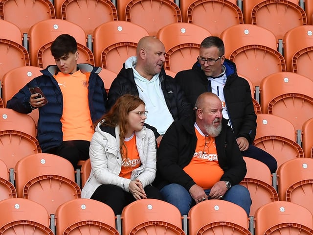 Blackpool fans were at Bloomfield Road for the Seasiders' opening game of the season.