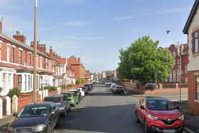 A fire broke out at a flat in Milton Street, Fleetwood (Credit: Google)