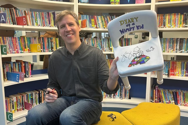 Jeff Kinney has enjoyed his trip to Blackpool