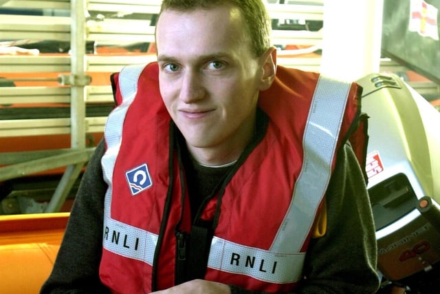 Chris Taylor at Blackpool Lifeboat Station