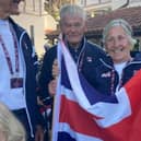 Blackpool tennis veteran Christine Baron was the GB flagbearer at the World Championships