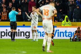 Thorniley's red card came just eight minutes after he had been brought on