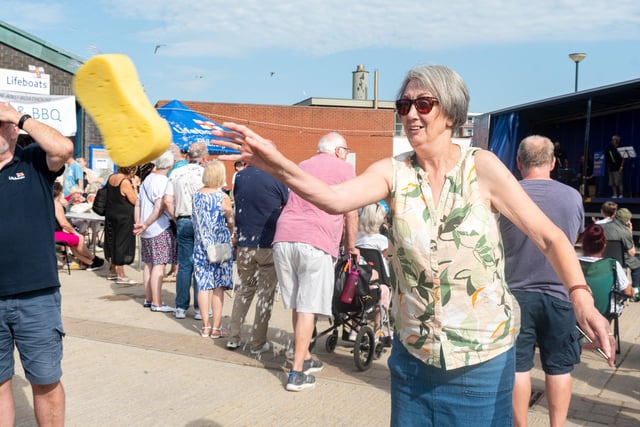 Fun and games at Lytham St Annes RNLI open day. Photo: Kelvin Lister-Stuttard
