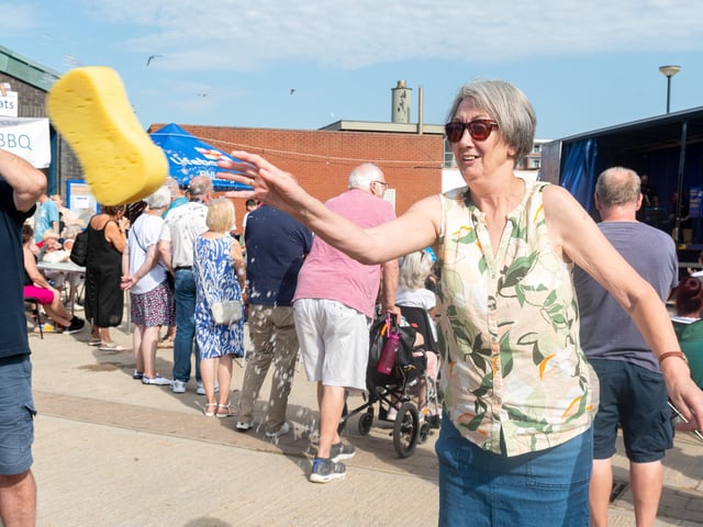 Fun and games at Lytham St Annes RNLI open day. Photo: Kelvin Lister-Stuttard
