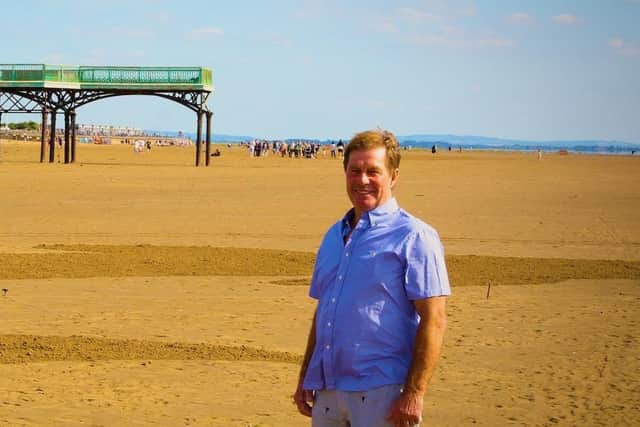 Coun Tommy Threlfall, chairman of Fylde Council's environment, health and housing committee, on the amenity beach at St Annes