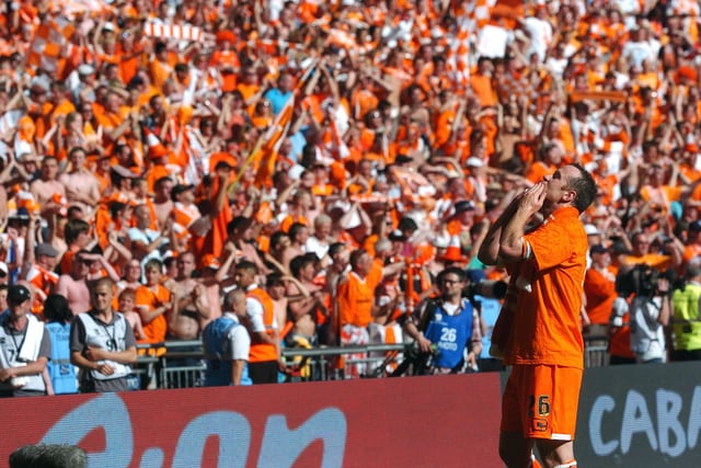 Adam blows a kiss to the tangerine army after the most memorable of days in the sun