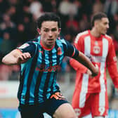 George Honeyman scored 7/10 in the 2-0 defeat at Leyton Orient (photo: Gareth Evans/Blackpool FC)