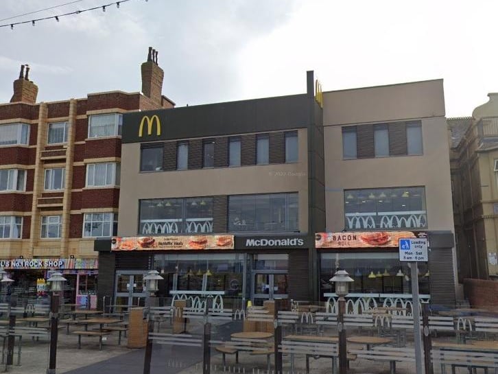 The McDonald's on the Promenade has a rating of 3.8 out of 5 from 4,300 Google reviews