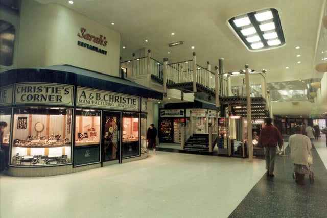 A view inside Blackpool's Houndshill in 1999