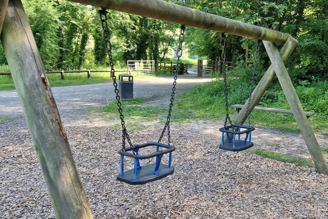 Swings at Yarrow Valley Country Park