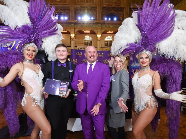 The team from Viva Blackpool were at the expo. Viva's Leye D Johns, centre, said: "It's brilliant to be back here. It is two years since we  were here last and our stall is in exactly the same place. Everyone is here and it a great feeling to see  familiar faces again. We have got a brand new show at Viva for this year and we will be celebrating our tenth year too."