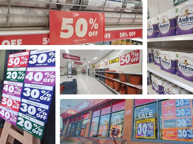 Wilkos administration sale at Cleveleys branch
