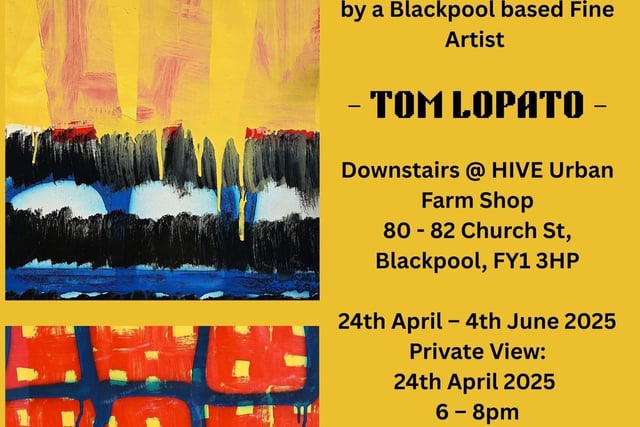 HIVEArts Blackpool is proud to present a retrospective exhibition by a Blackpool based Fine Artist Tom Lopato.