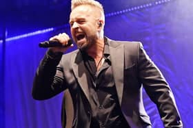 Alfie Boe at the Lytham Proms concert in August 2022
